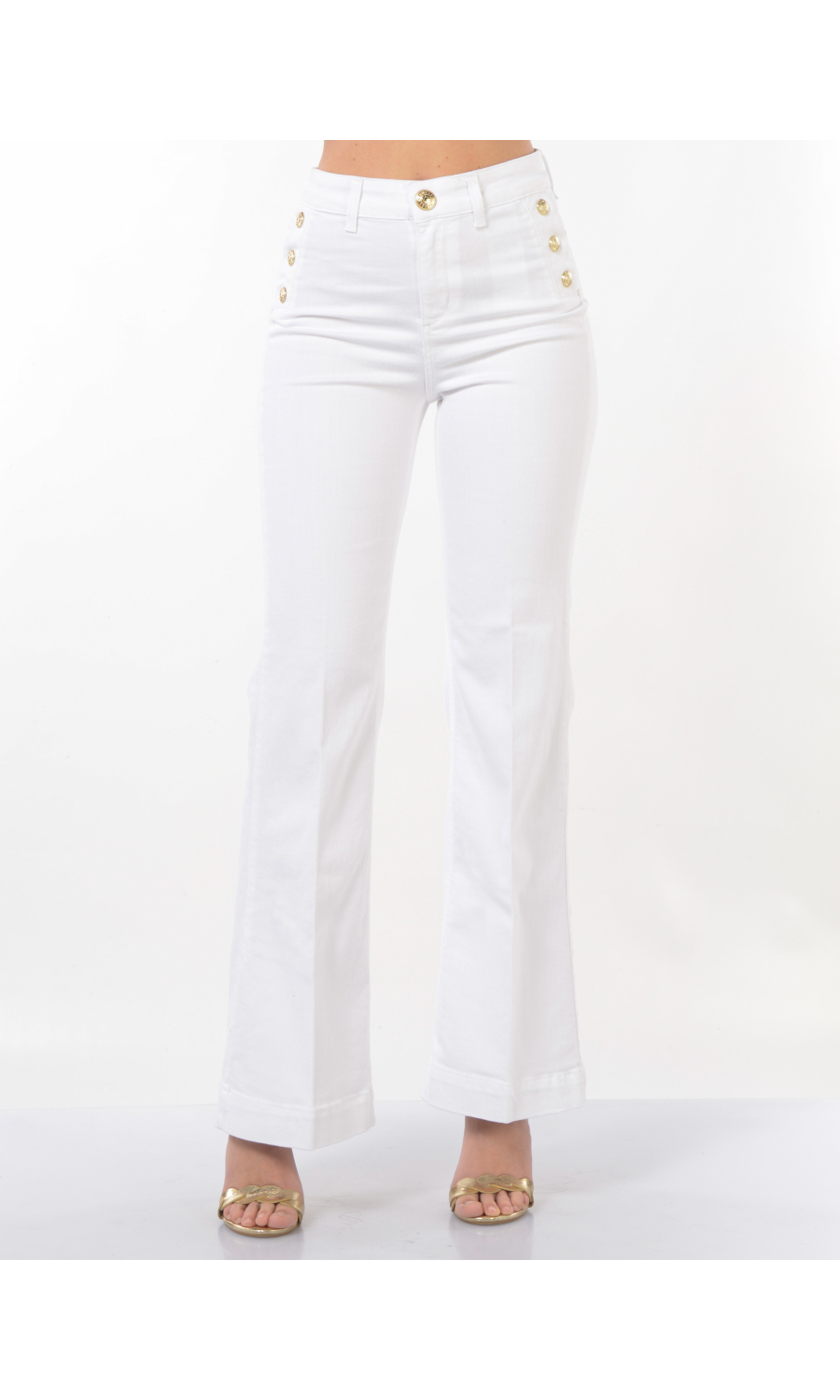 pantalone da donna Liu Jo Flare con bottoni