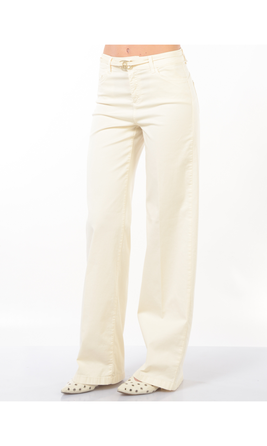 pantalone da donna Liu Jo Good Flare a vita alta