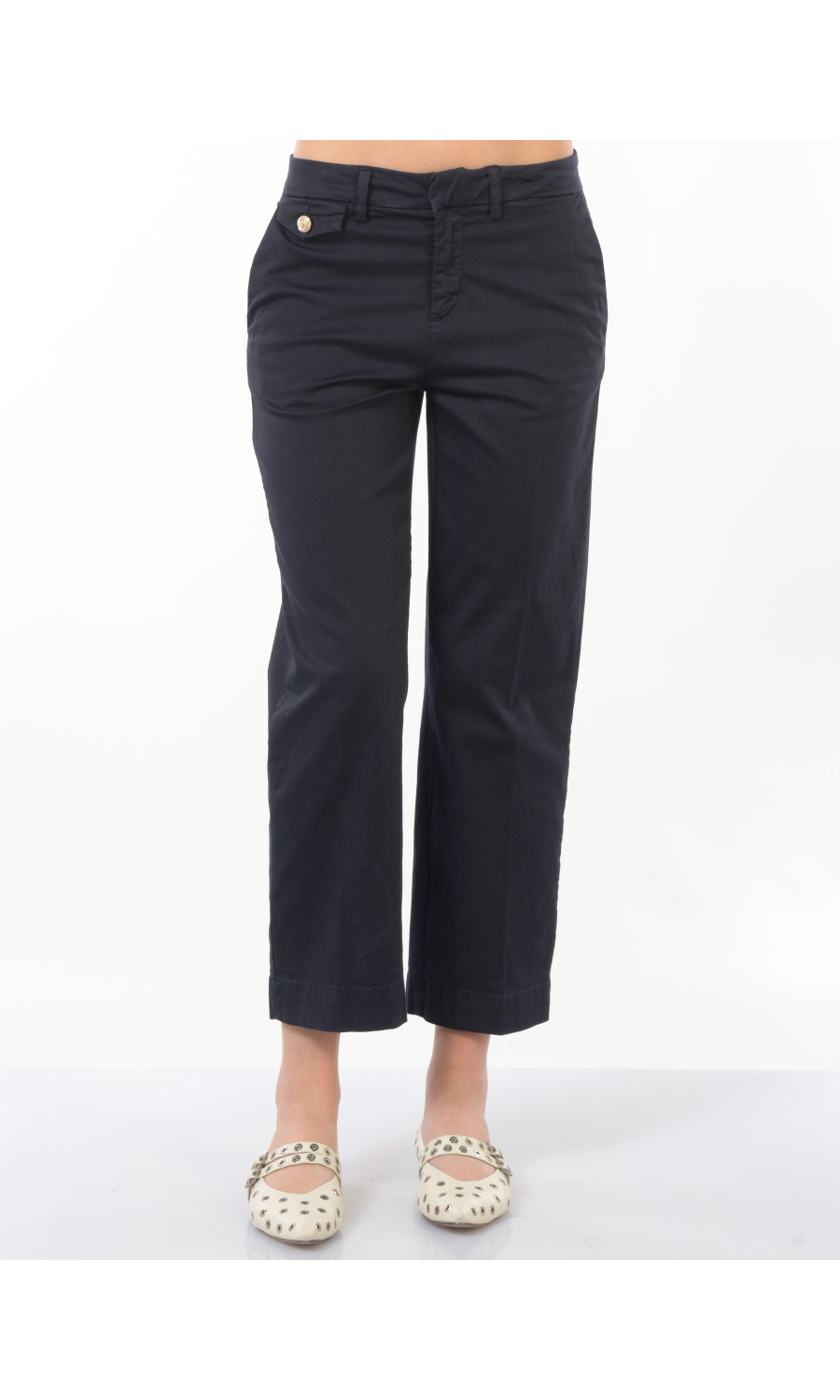 pantalone da donna Liu Jo chino in cotone stretch