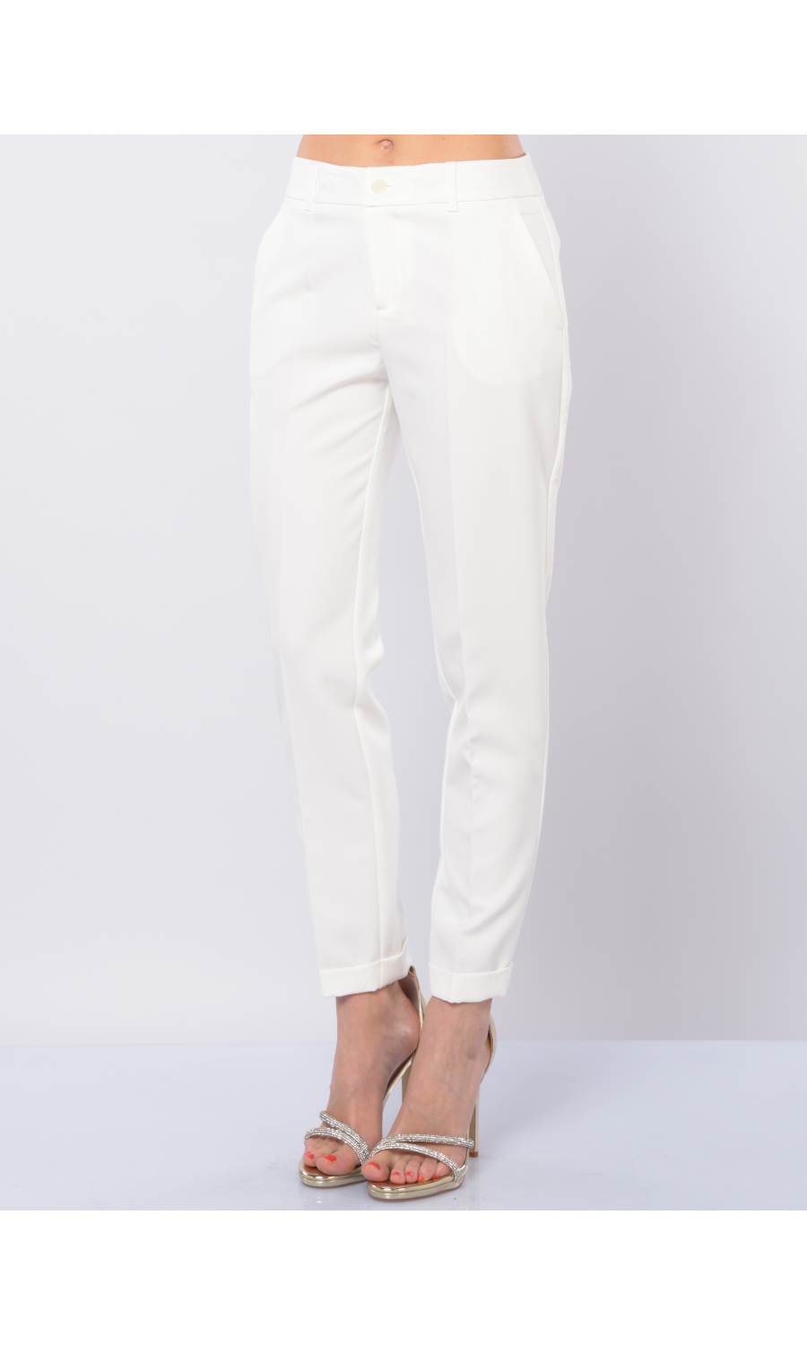 pantalone da donna Liu Jo chino con balza