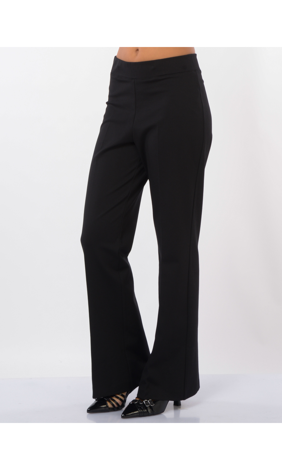pantalone da donna Meimeij flare con elastico