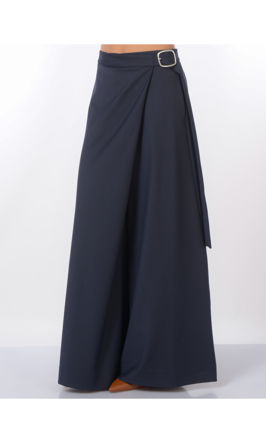 pantalone da donna Meimeij effetto gonna con pannello a portafoglio