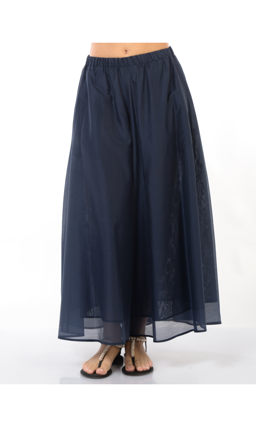 pantalone da donna Meimeij effetto gonna con elastico