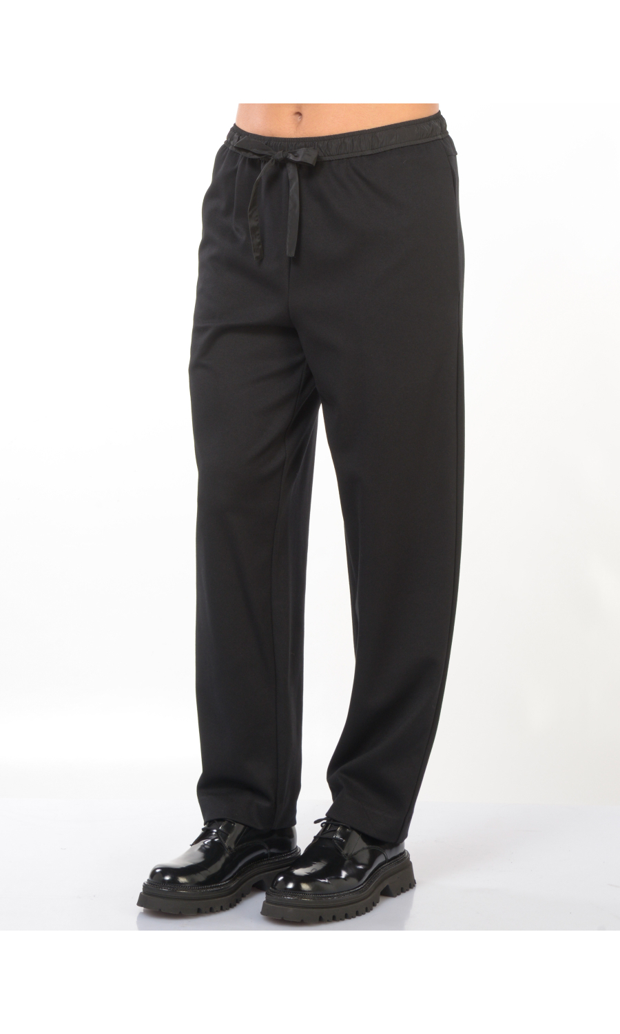 pantalone da donna Meimeij con elastico e coulisse