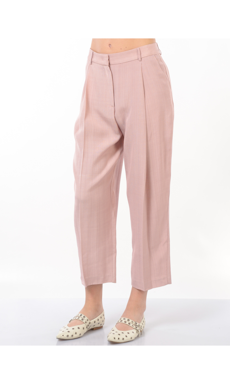 pantalone da donna Meimeij dritto con pinces