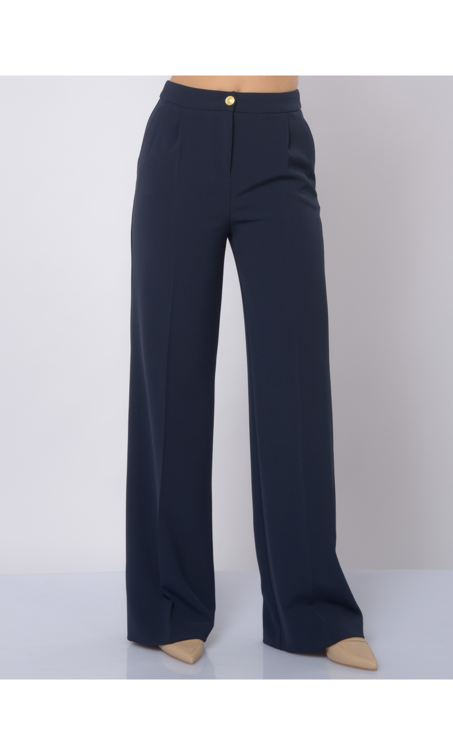 pantalone da donna Nenette ampio con pinces