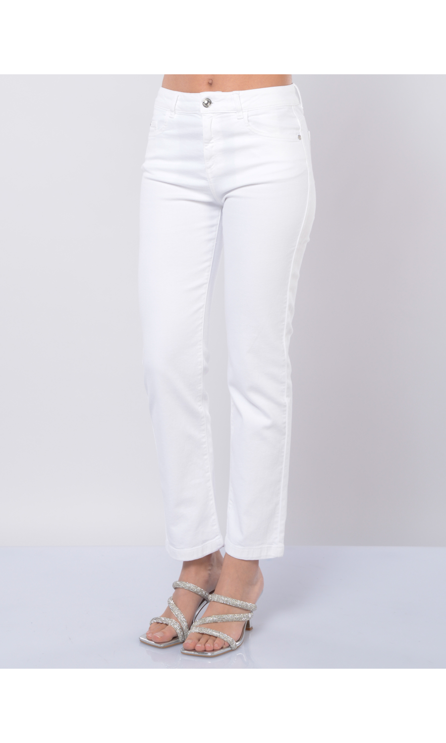 pantalone da donna Nenette dritto in organic cotton