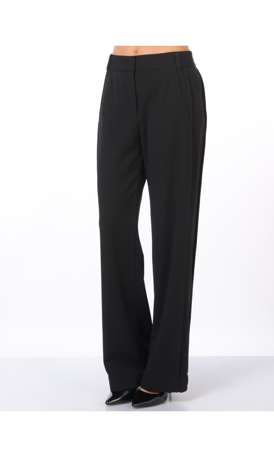 pantalone da donna Patrizia Pepe ampio con nervature