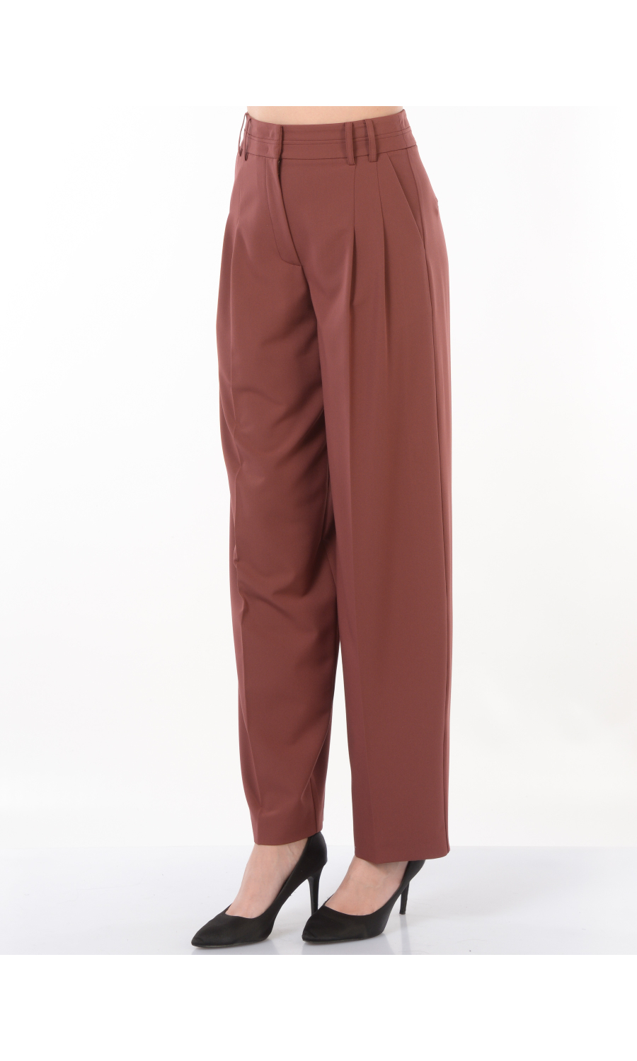 pantalone da donna Patrizia Pepe a palazzo con pinces