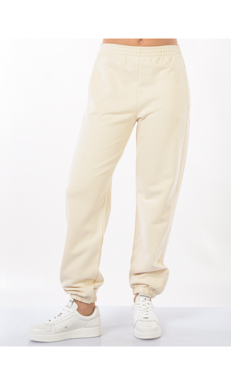 pantalone da donna Patrizia Pepe in felpa con elastico