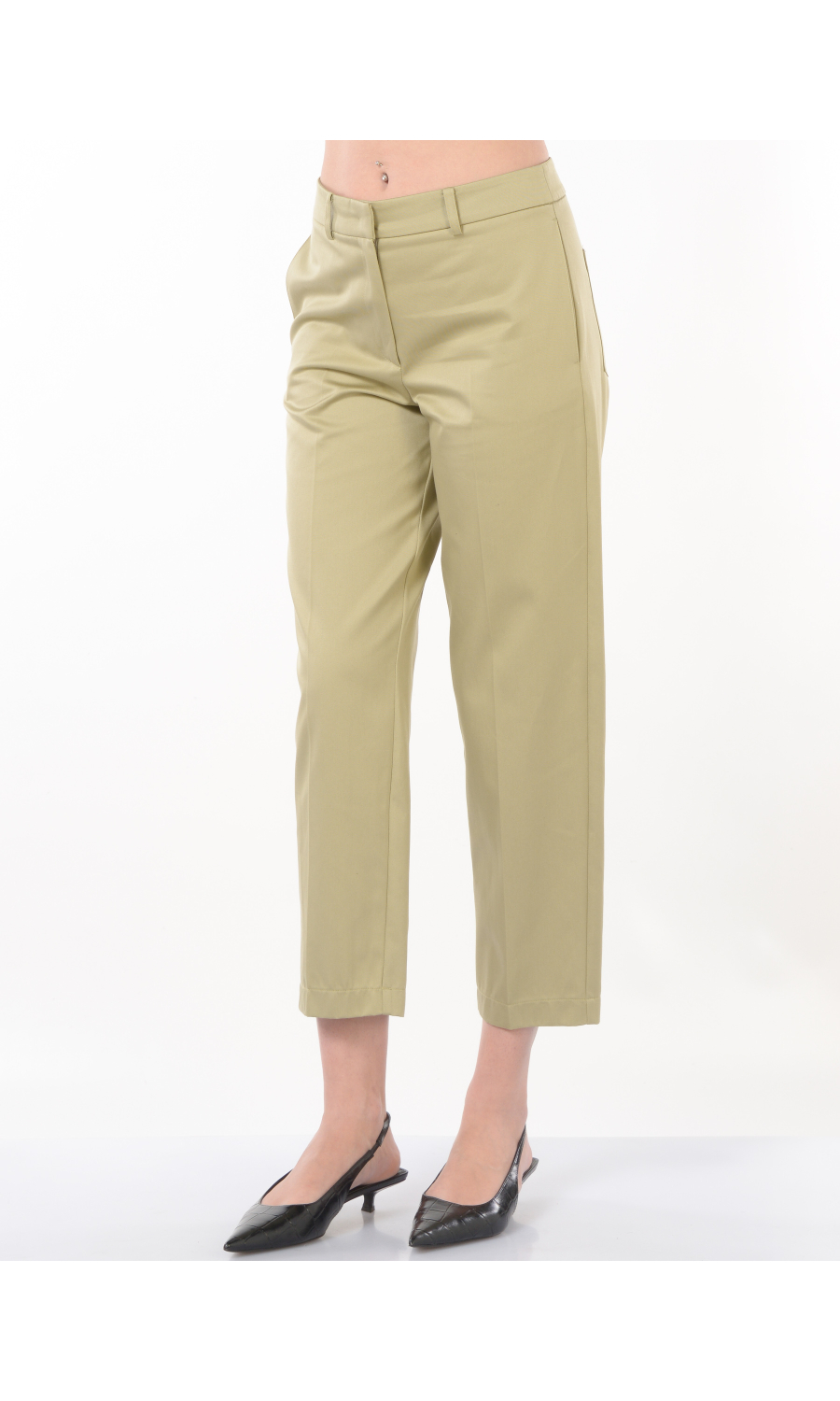 pantalone da donna Patrizia Pepe baggy a vita bassa