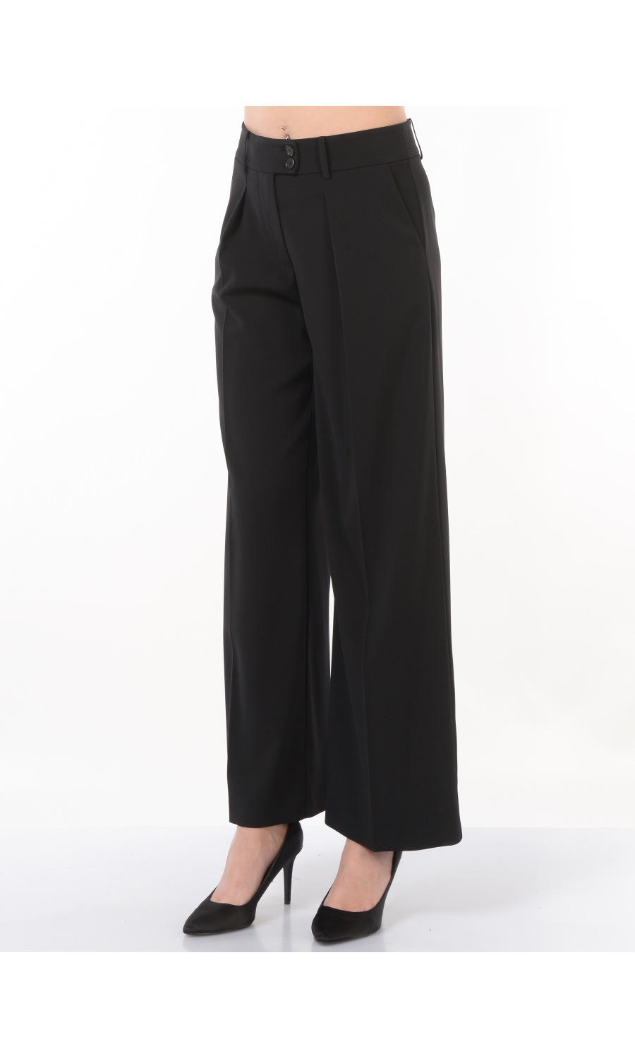 pantalone da donna Patrizia Pepe ampio con pinces