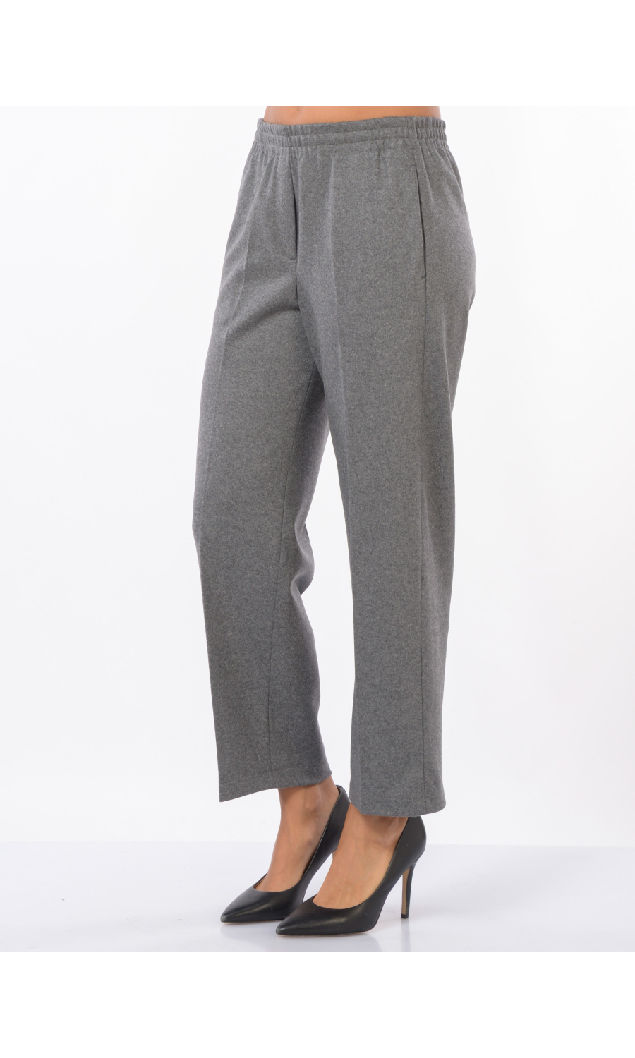 pantalone da donna Seventy in lana con elastico
