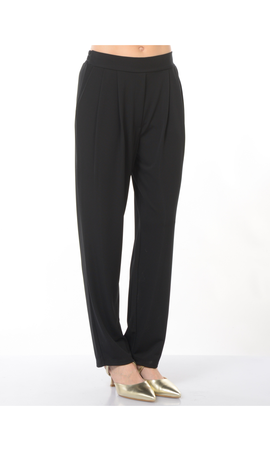 pantalone da donna Seventy in jersey con pinces