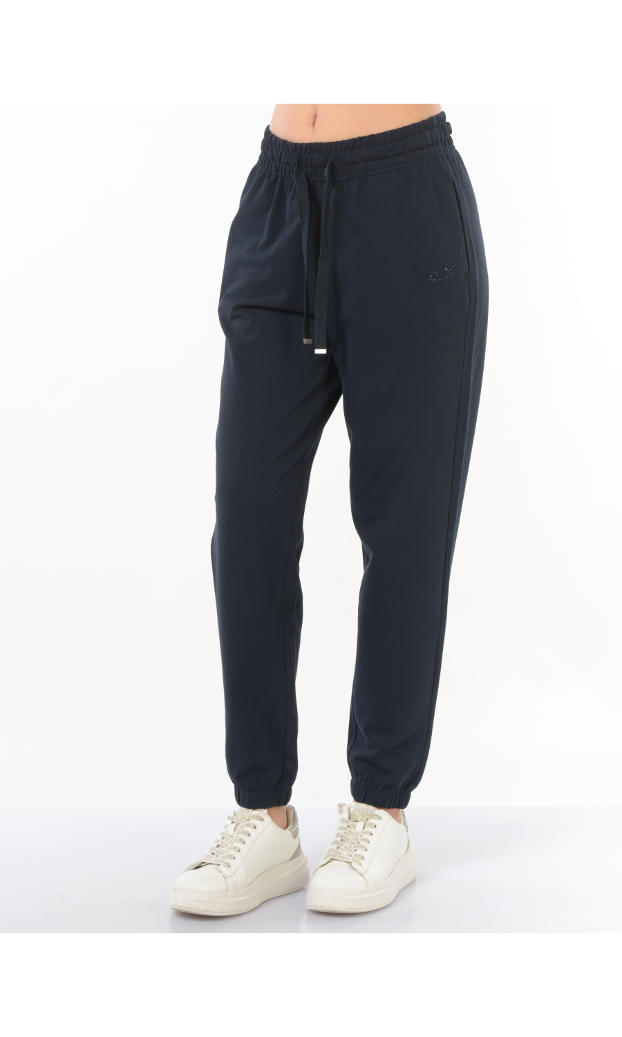 pantalone da donna Sun68 in felpa con elastico