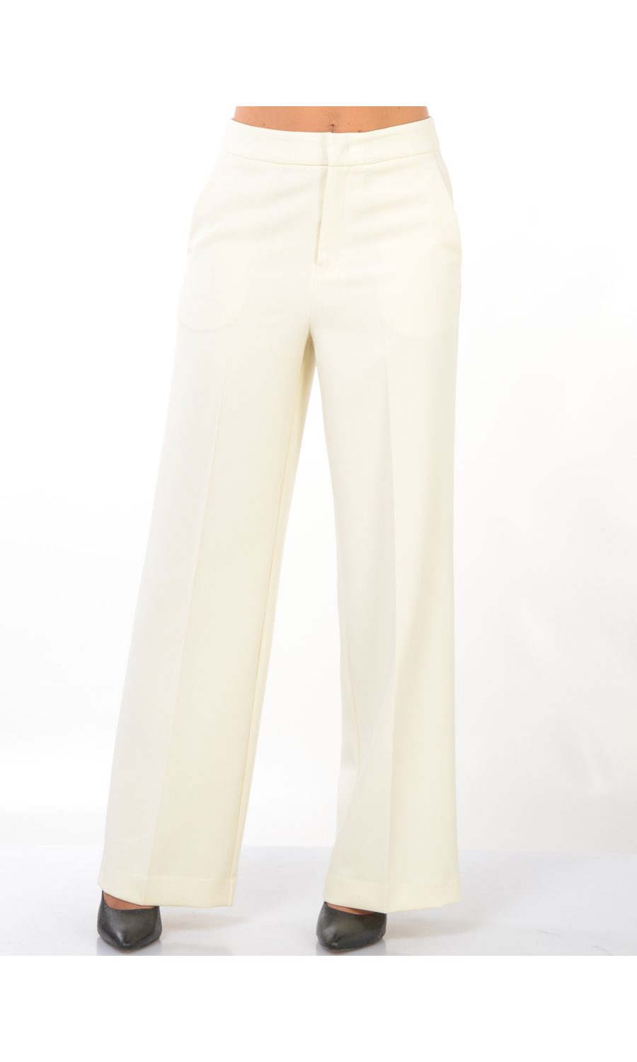 pantalone da donna Twinset ampio in crepe