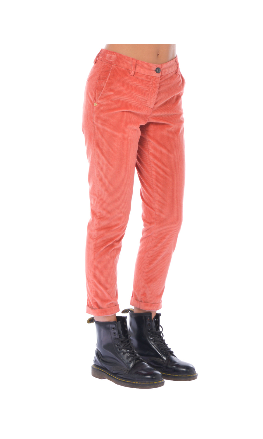 pantalone da donna White Sand chino in velluto