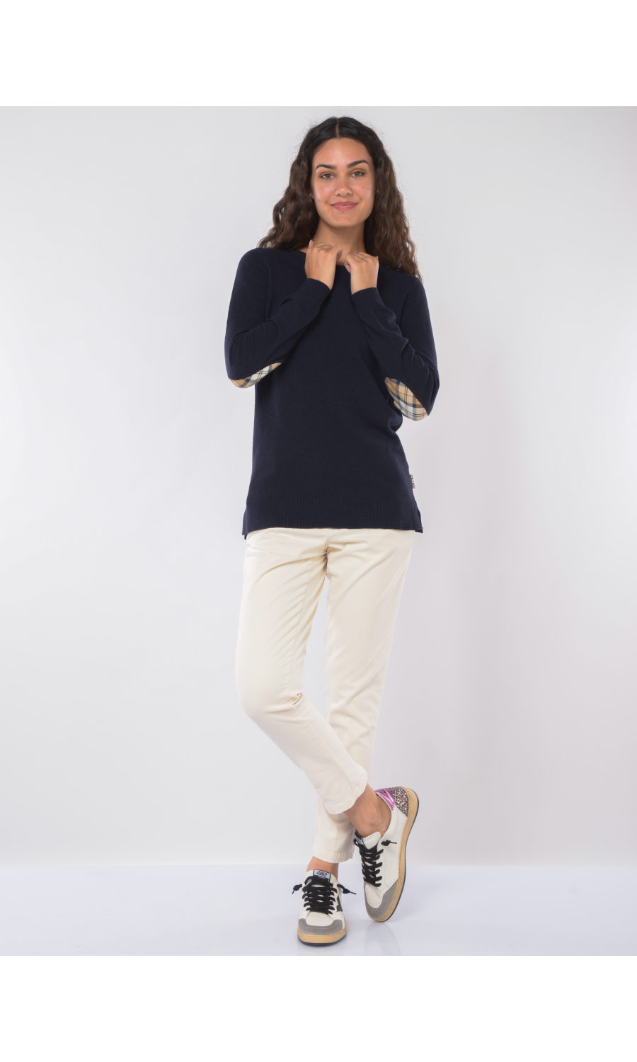 pantalone da donna White Sand chino con elastico