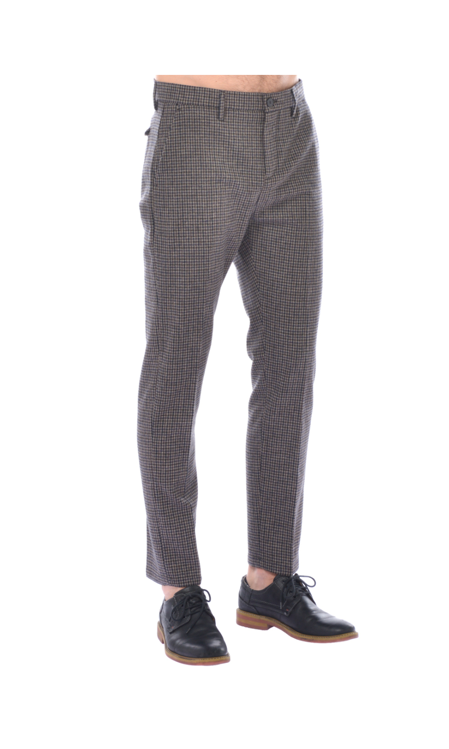 pantalone da uomo Seventy in lana pied de poul