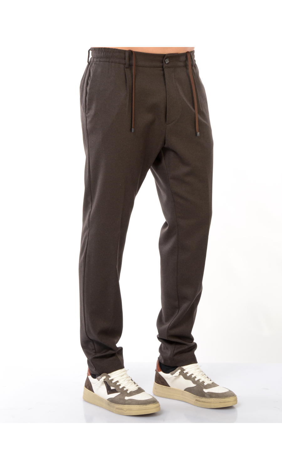 pantalone da uomo Cruna con coulisse e pinces