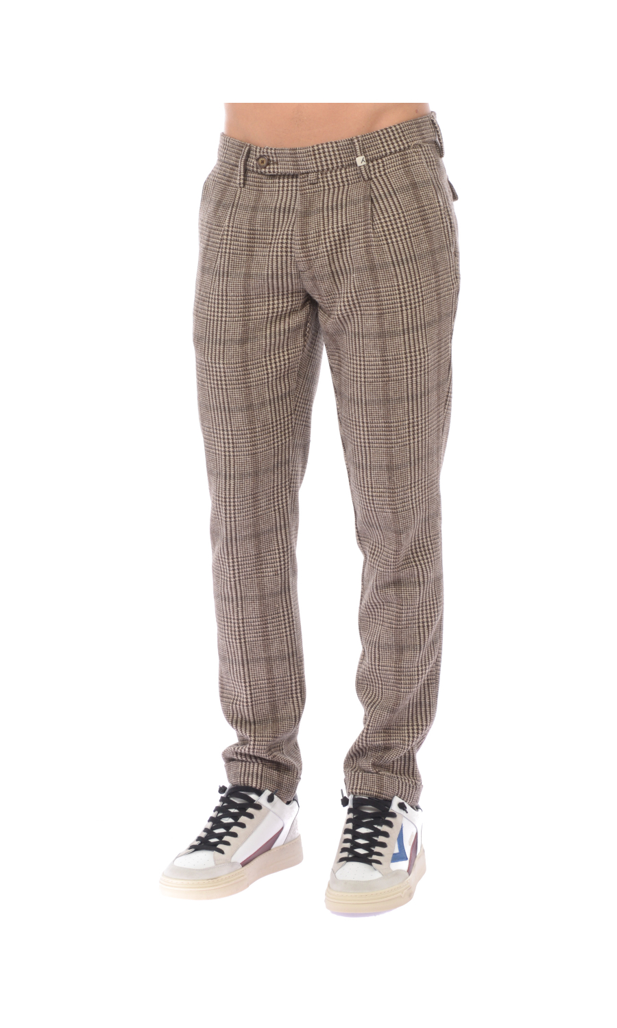 pantalone da uomo Myths chino a quadri