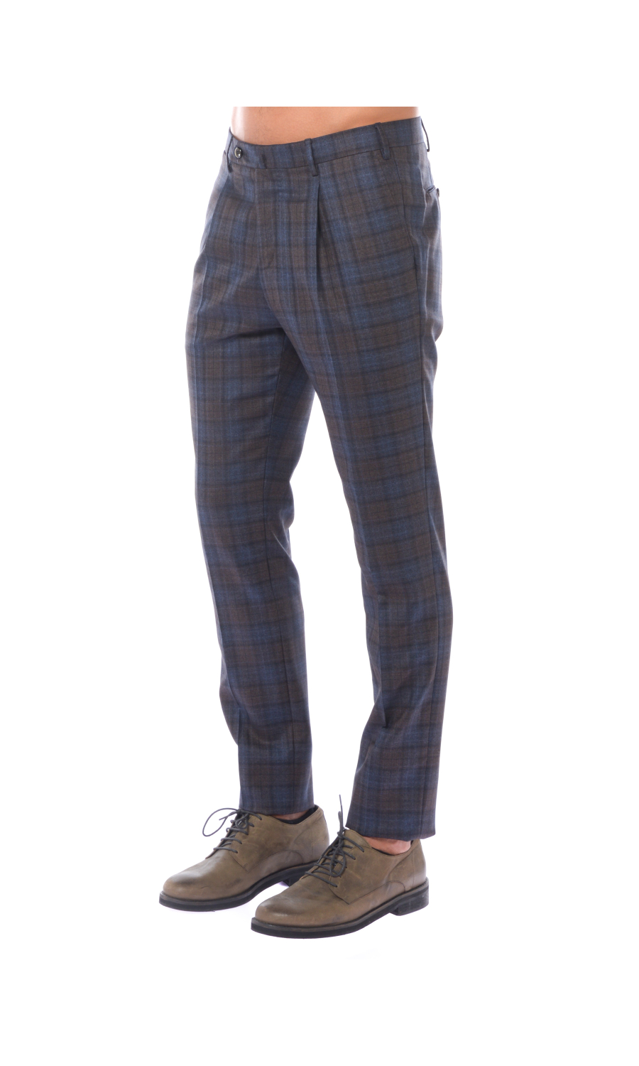 pantalone da uomo Pt Torino chino a quadri