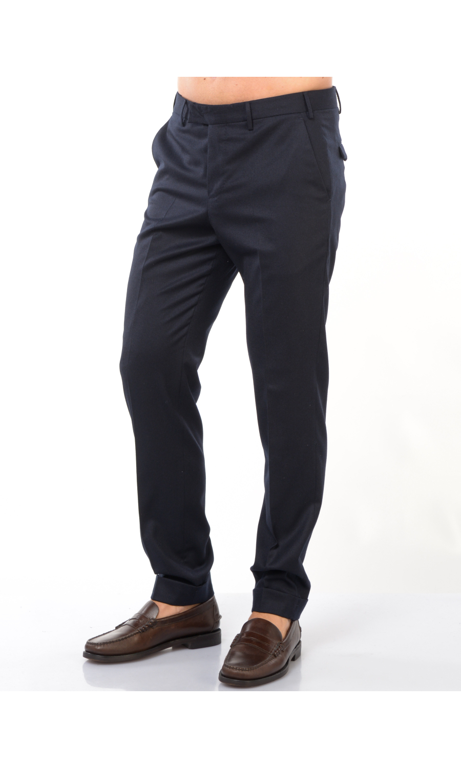 pantalone da uomo Pt Torino in lana con balza