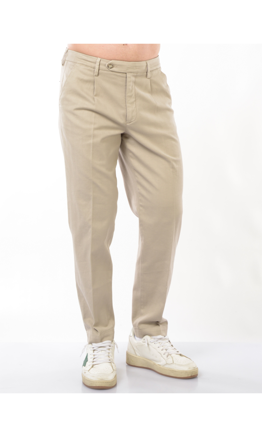 pantalone da uomo Rehash chino con pinces
