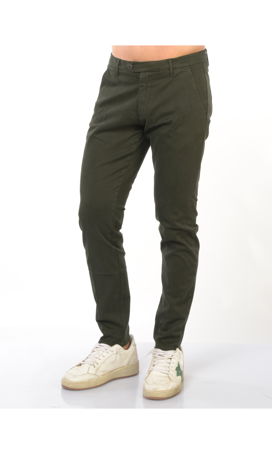 pantalone da uomo Roy Roger's chino in gabardina