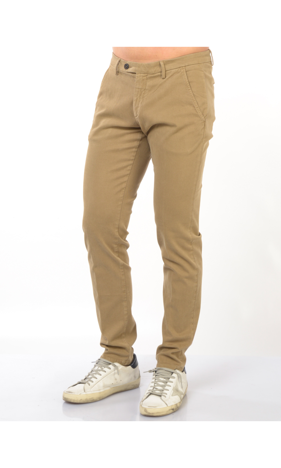 pantalone da uomo Roy Roger's chino in cotone e lyocell