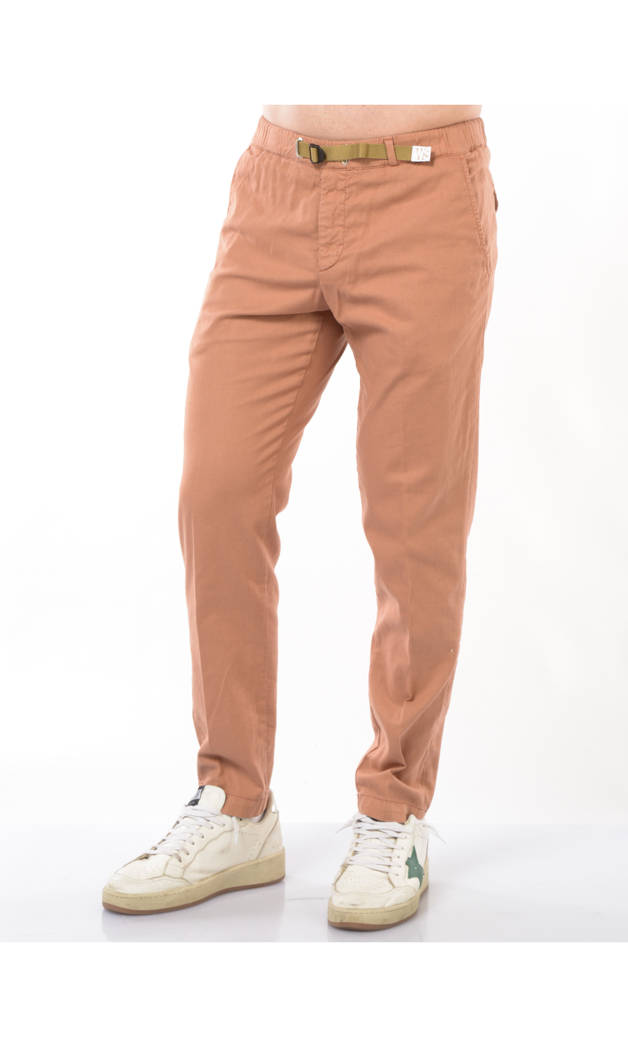 pantalone da uomo White Sand chino con elastico e coulisse