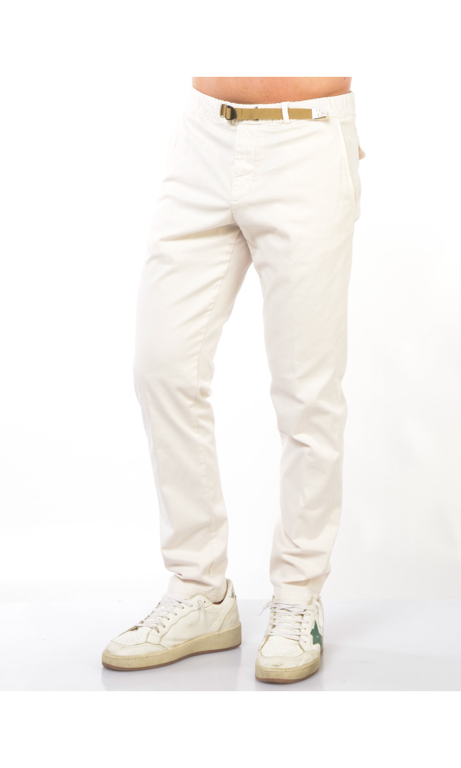 pantalone da uomo White Sand chino con coulisse