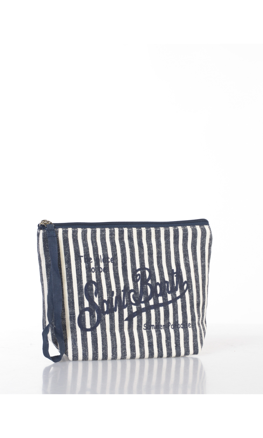 pochette da donna Mc2 Saint Barth a righe in lino