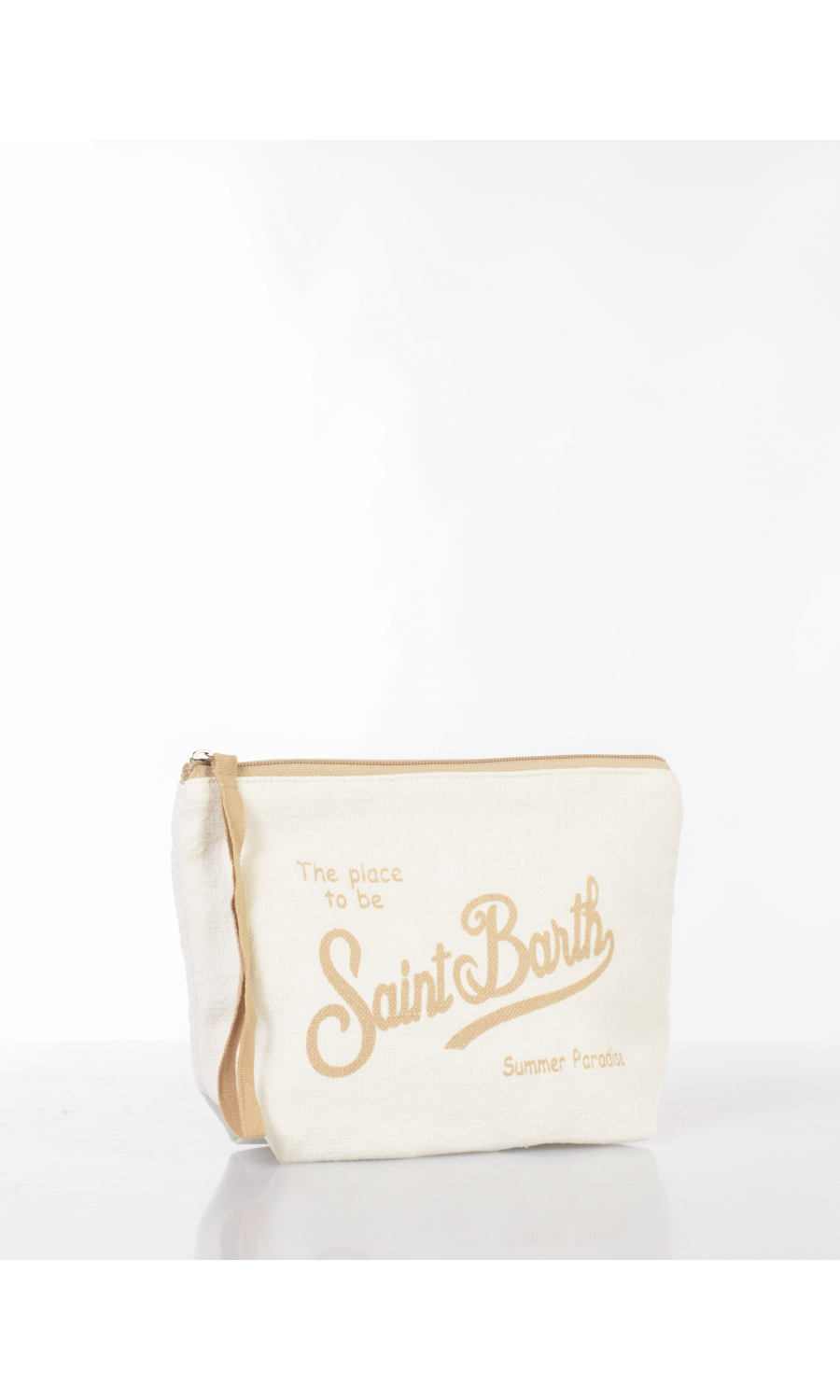 pochette da donna Mc2 Saint Barth in lino con logo