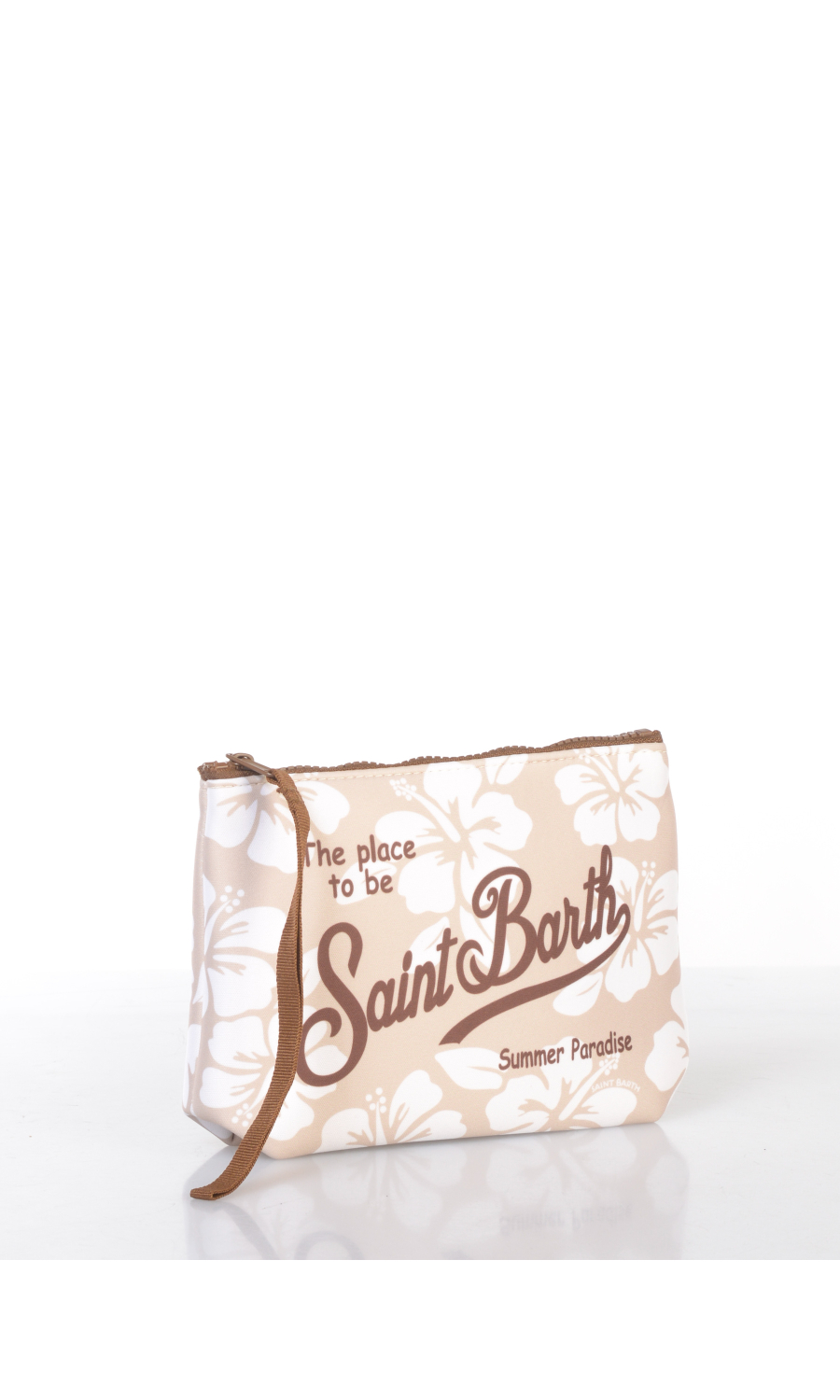 pochette da donna Mc2 Saint Barth a fantasia floreale con logo
