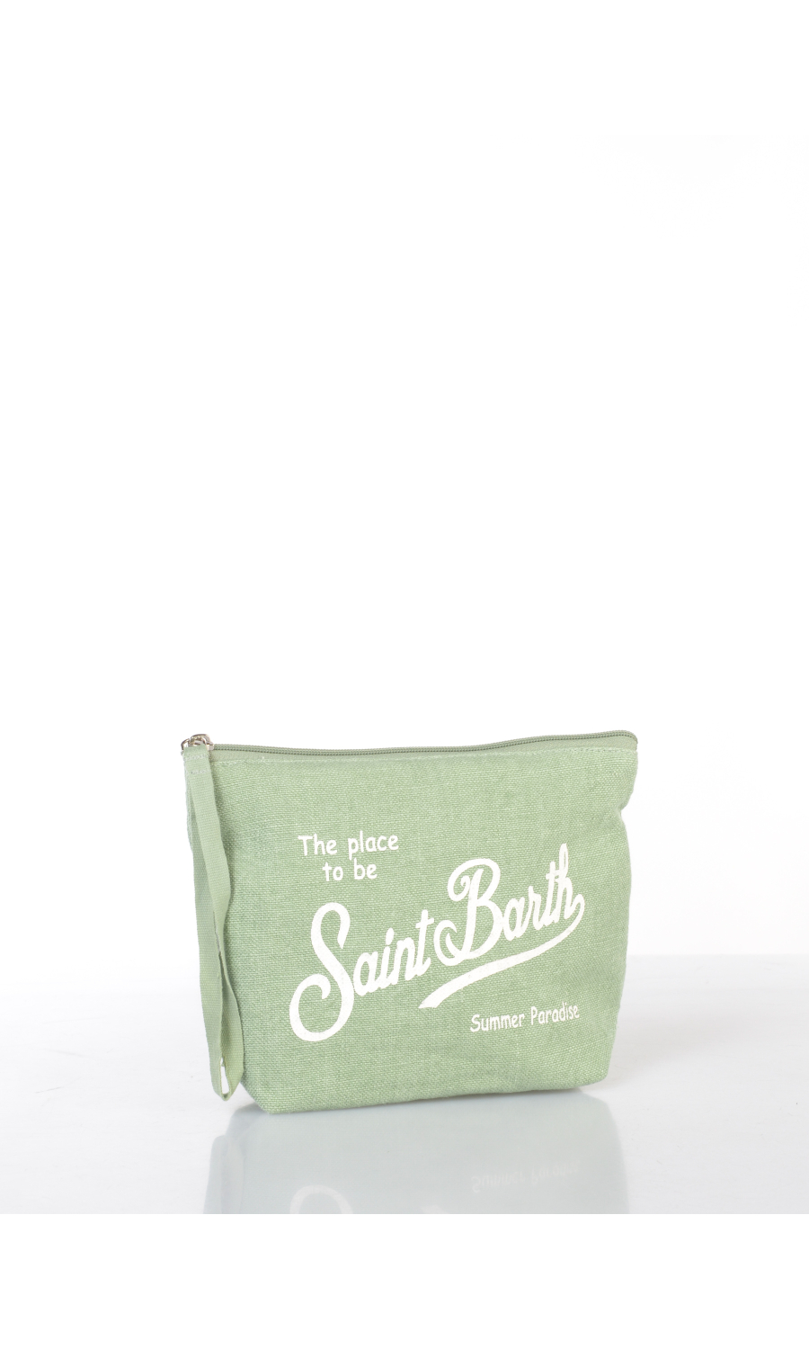 pochette da uomo Mc2 Saint Barth in lino con logo