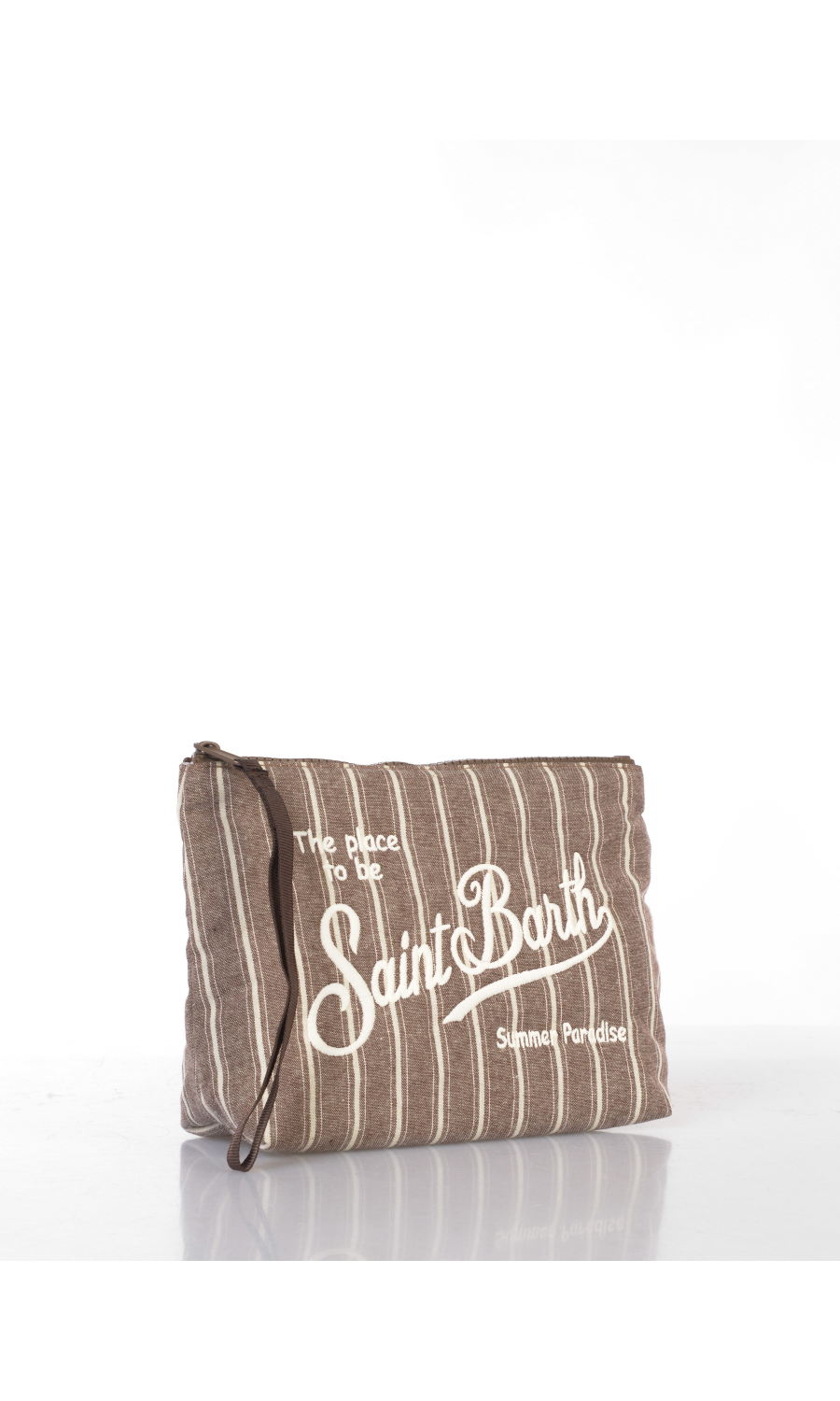 pochette da uomo Mc2 Saint Barth a righe con logo