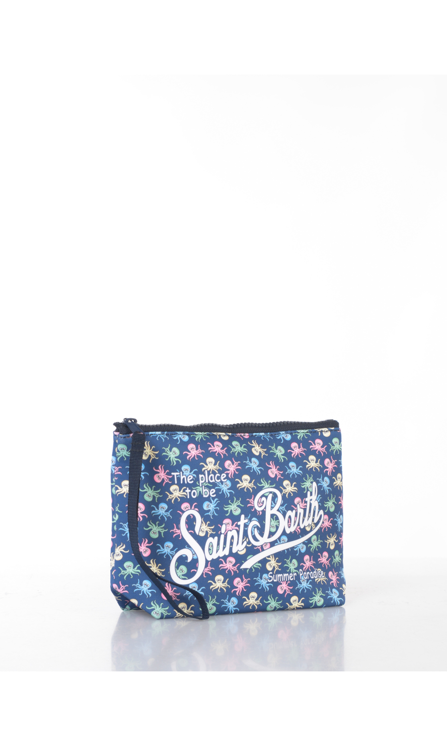 pochette da uomo Mc2 Saint Barth a fantasia polipi con logo