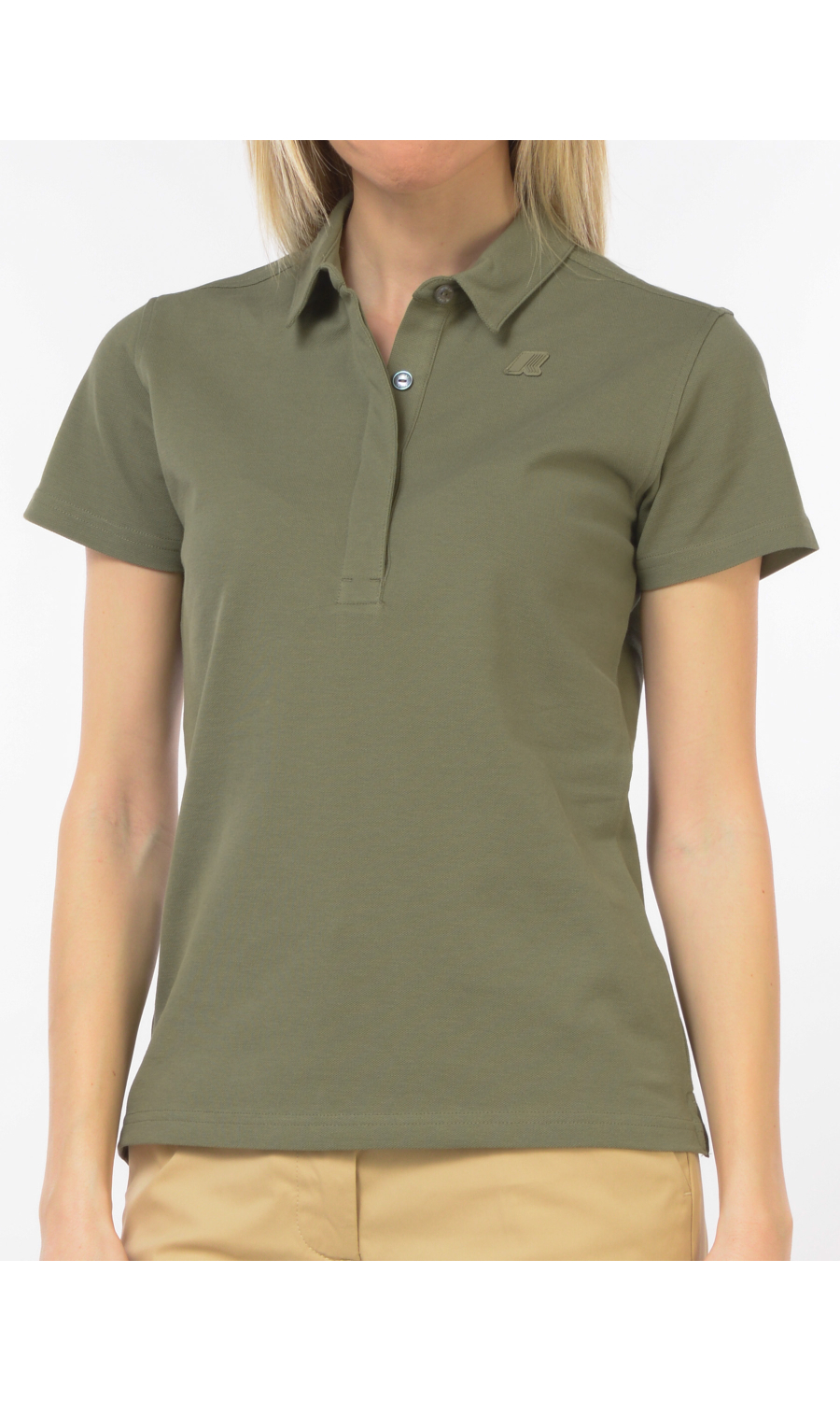 polo da donna K Way in piquet con logo