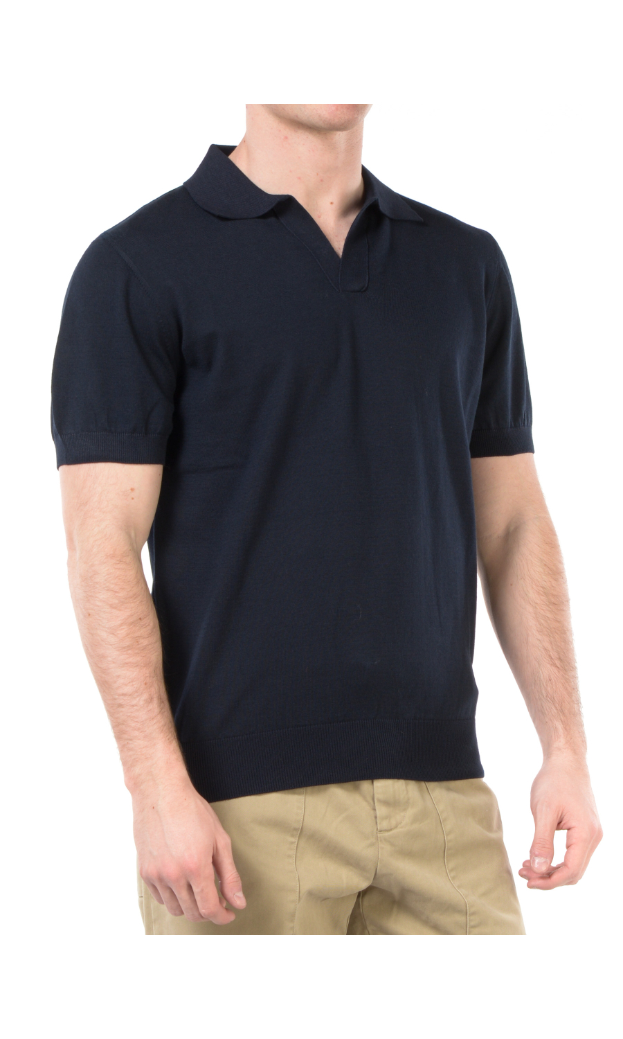 polo da uomo Daniele Alessandrini in maglia a manica corta