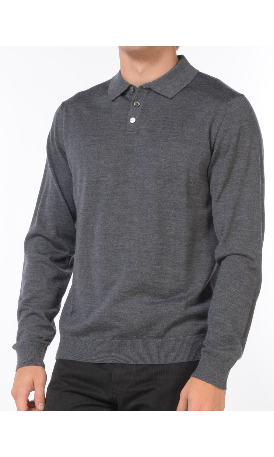 polo da uomo Daniele Fiesoli in maglia di lana