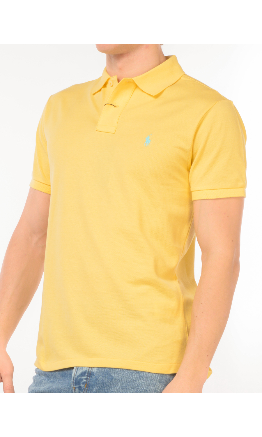 polo da uomo Ralph Lauren manica corta slim fit