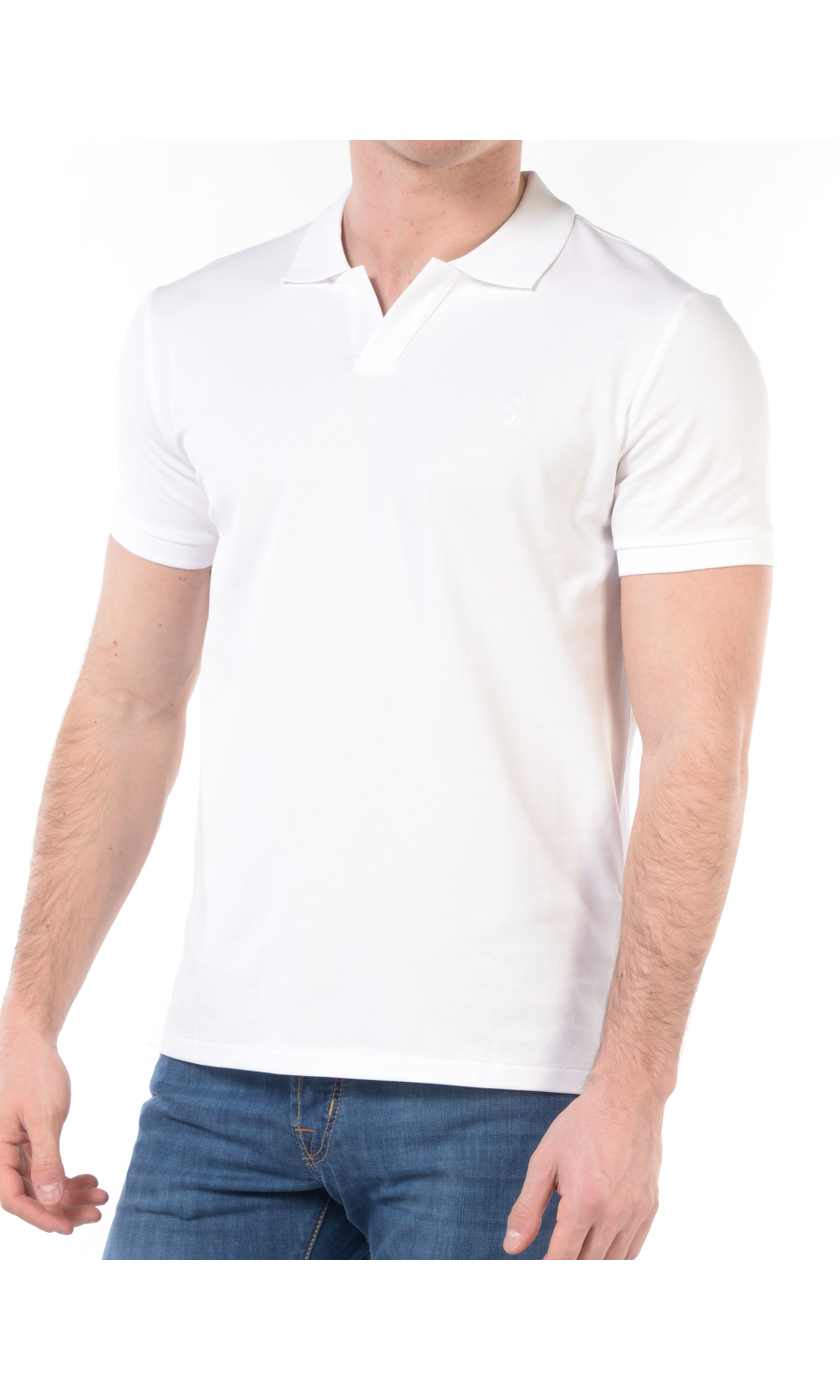 polo da uomo Ralph Lauren Custom Slim Fit con logo