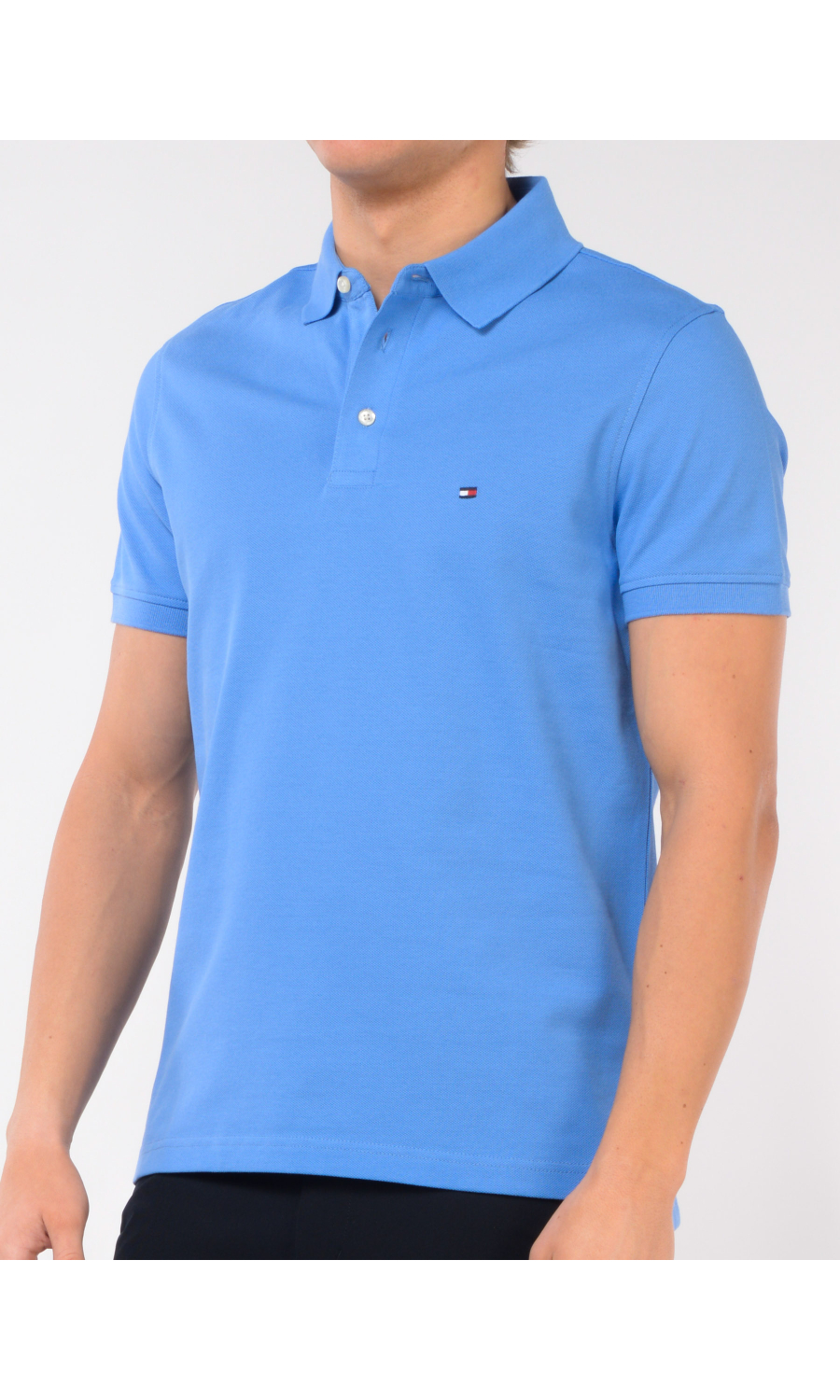 polo da uomo Tommy Hilfiger in piquet con logo