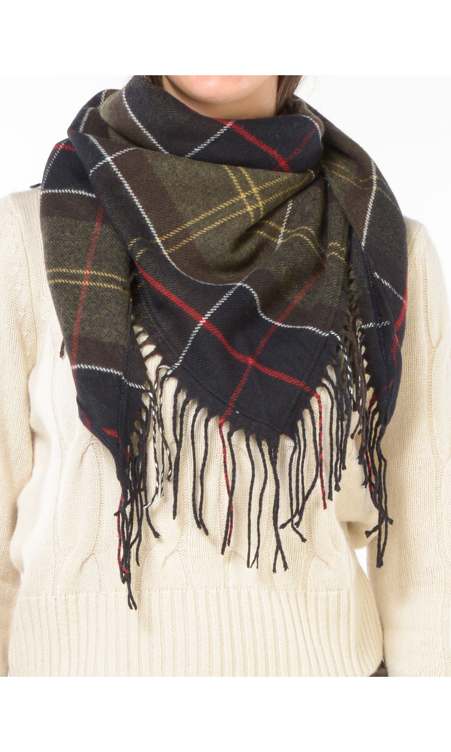 sciarpa da donna Barbour Kirkless a fantasia tartan