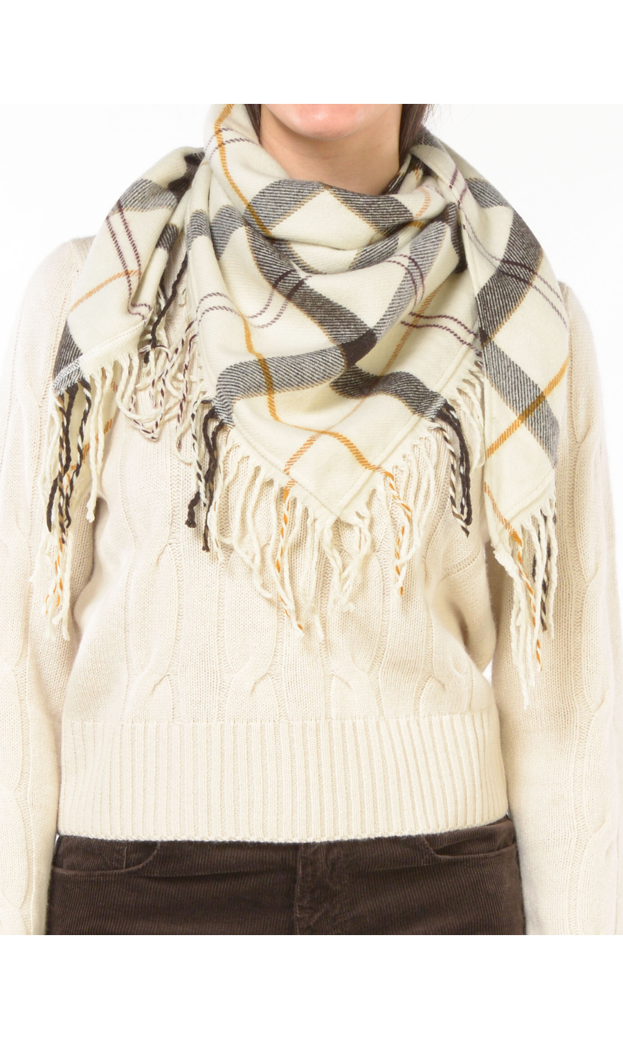 sciarpa da donna Barbour Kirkless a fantasia tartan
