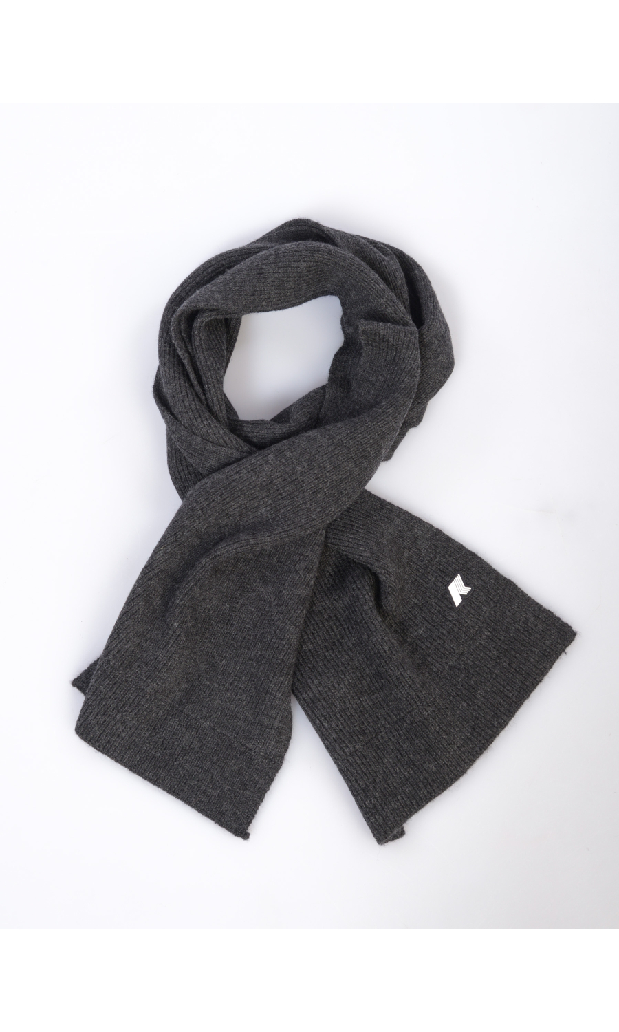 sciarpa da uomo K Way in lana con logo