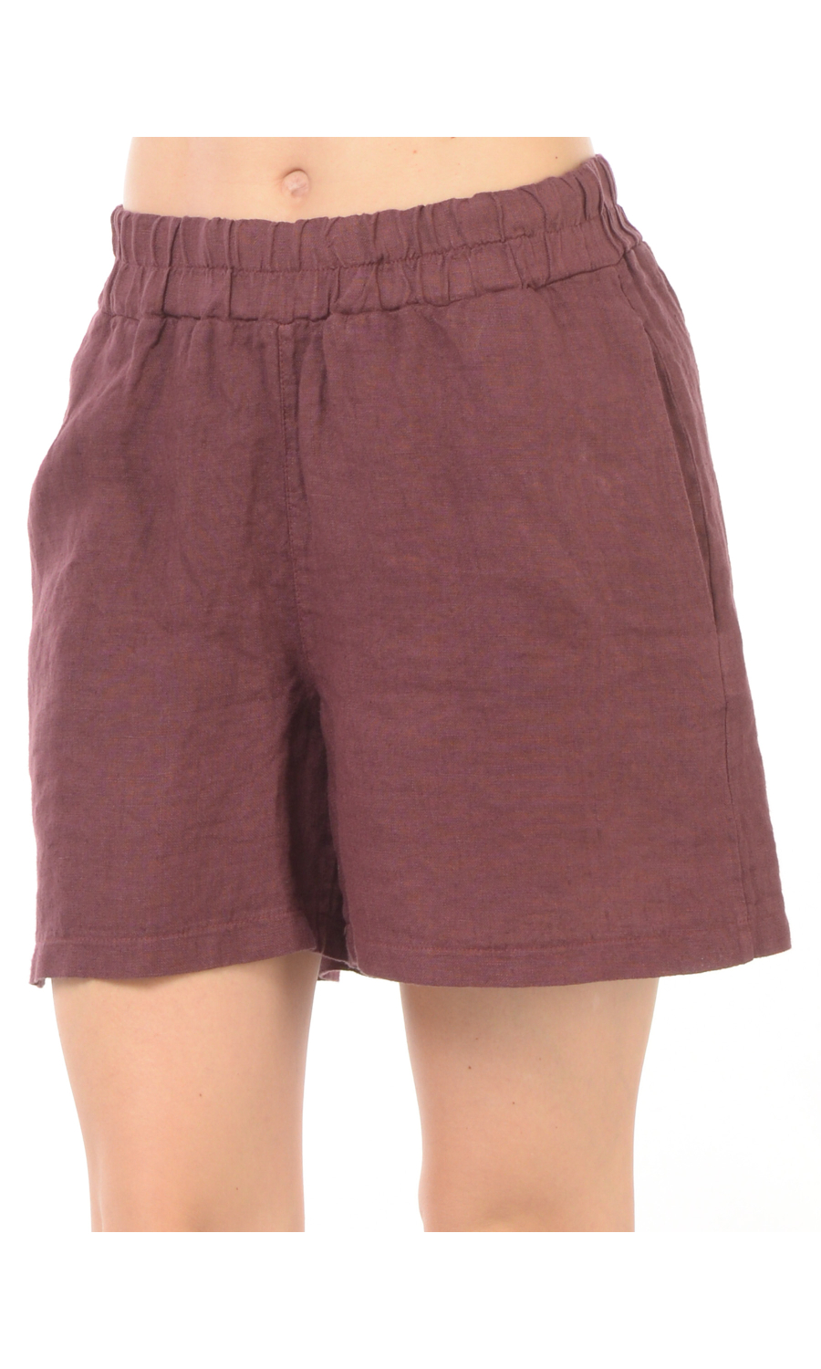 short da donna Kaos in lino con elastico
