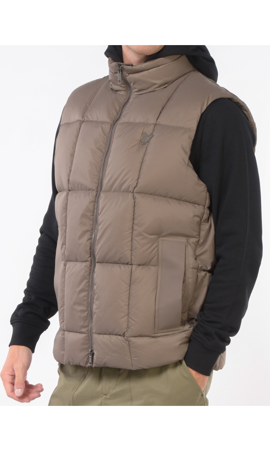 smanicato da uomo Lyle&Scott imbottito con logo