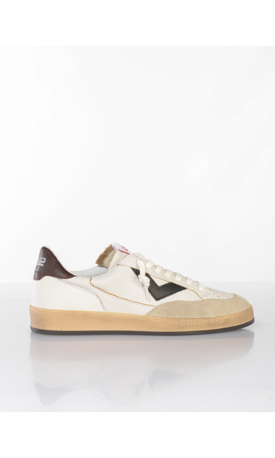 sneaker da uomo 4 B12 Playnew in vera pelle con inserti